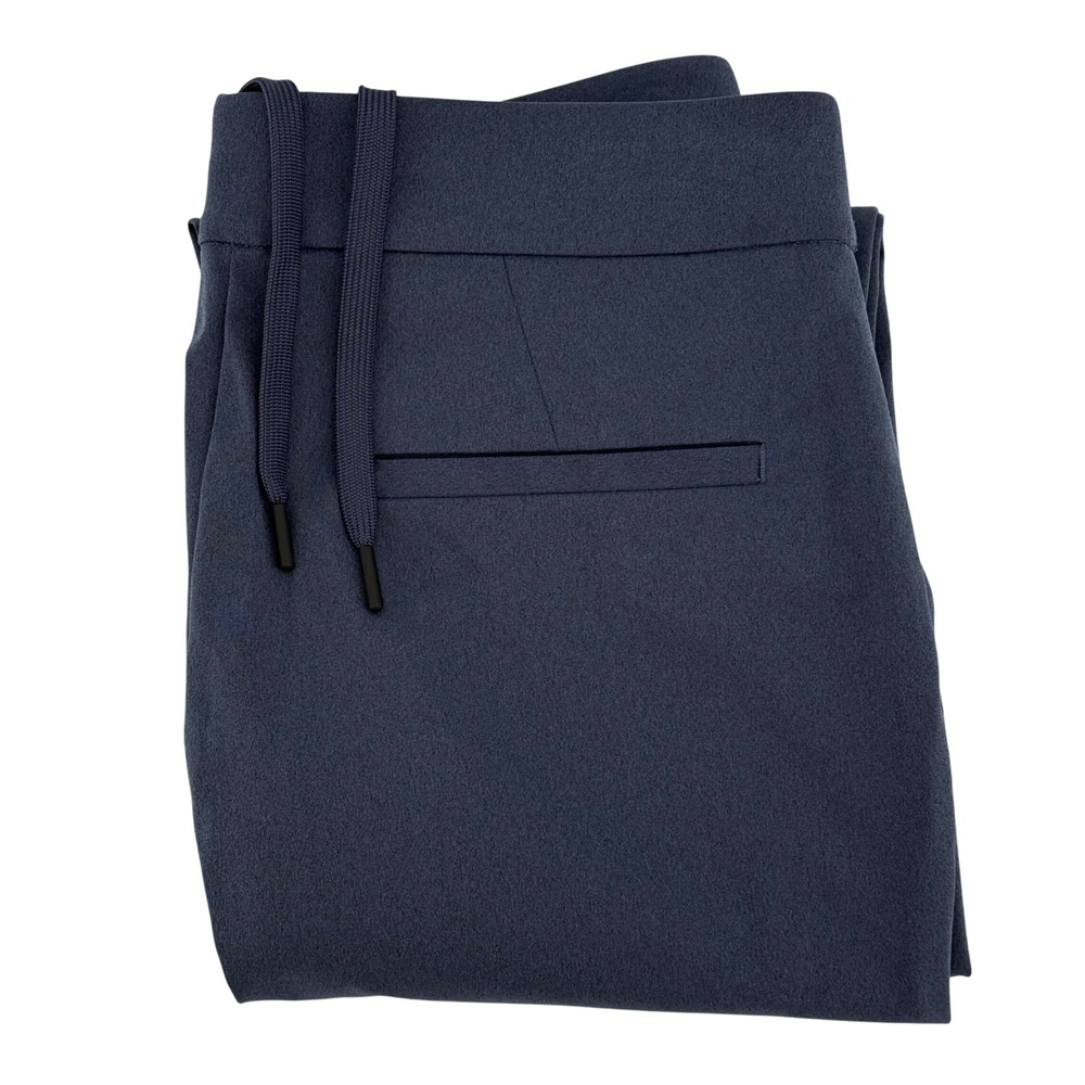 Ministry of Supply Navy Primeflex Polyester‎ Drawstring Pants Womens Size 4